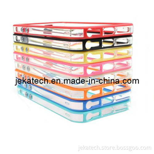 Middle Transparent Bumper Case for iPhone 5s